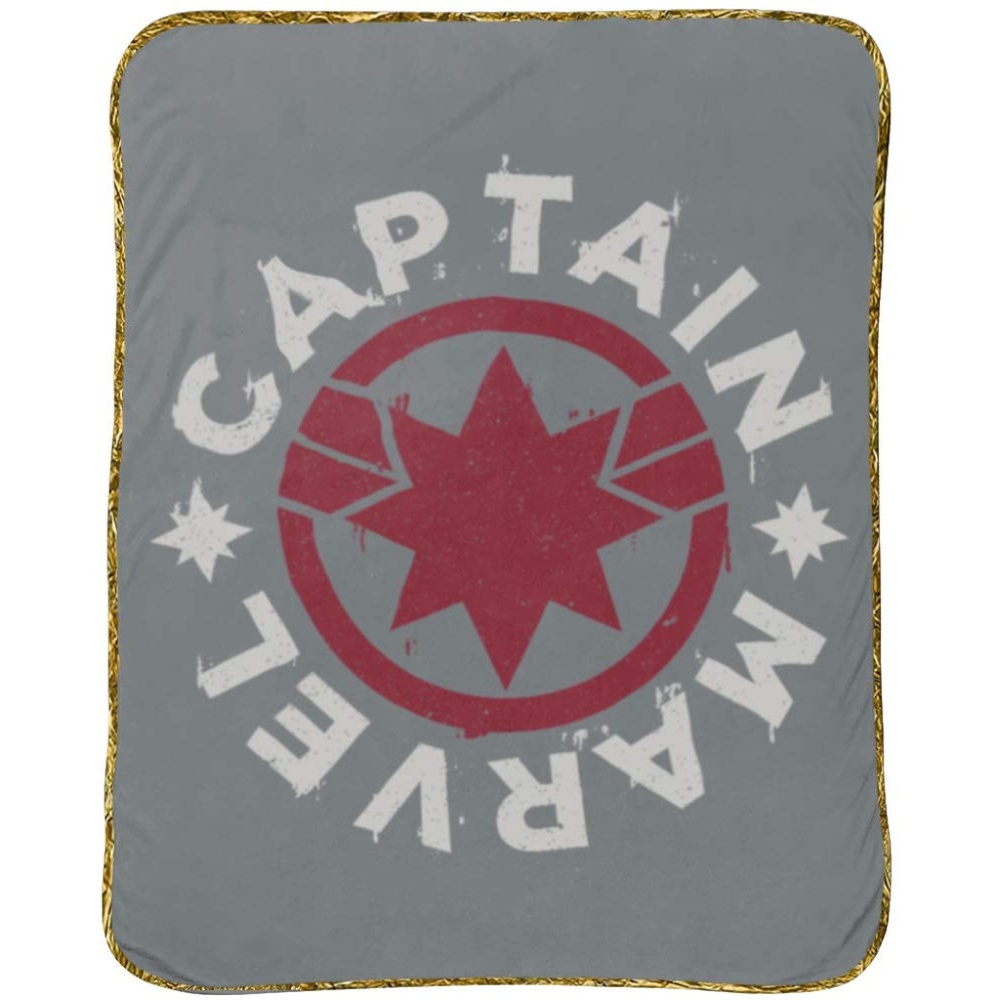 Captain Marvel Throw Blanket 46" x 60"
